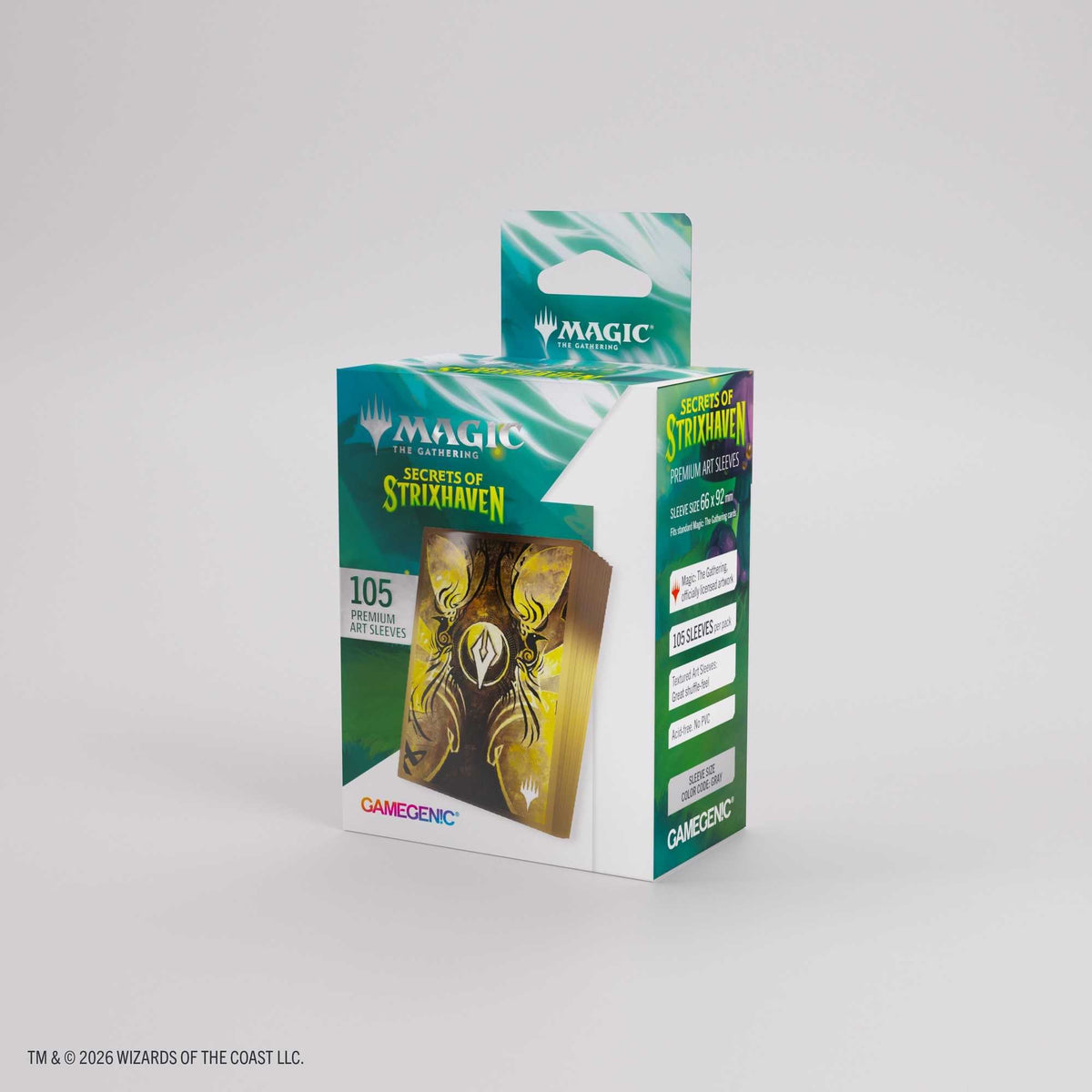 Gamegenic MTG Secrets of Strixhaven Premium Art Sleeves Faction 1 Gaming Accessory 1
