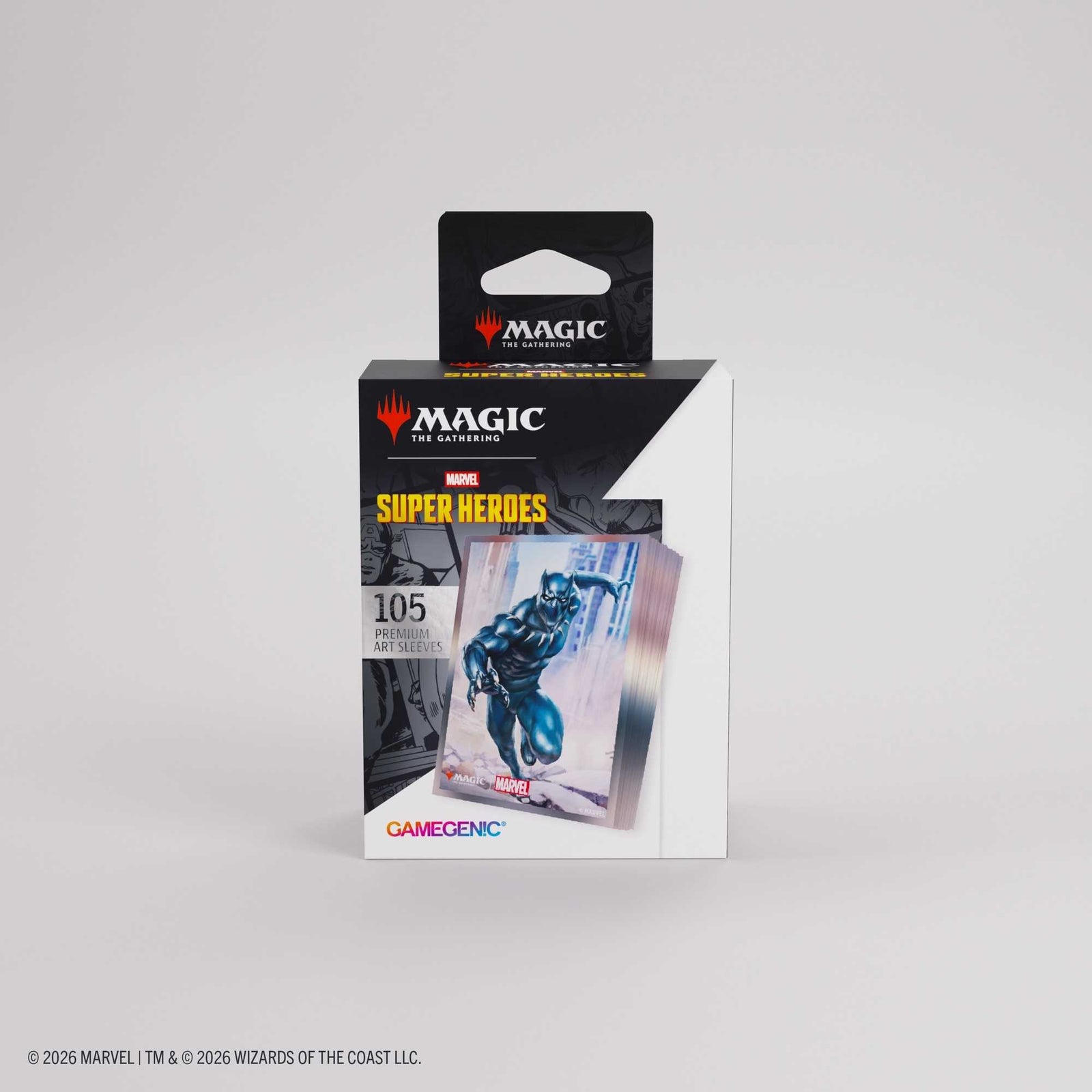 Gamegenic Magic the Gathering Marvel Super Heroes Premium Art Sleeves Black Panther Card Game Accessory
