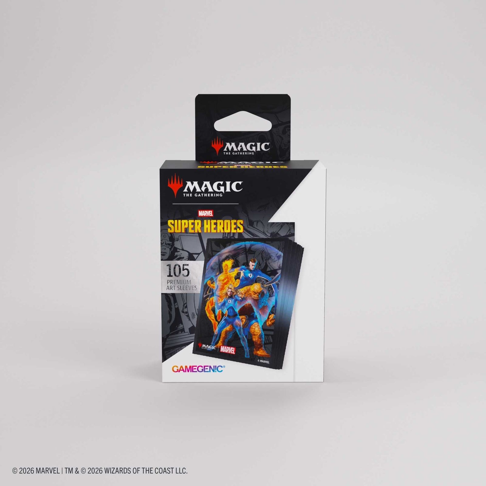 Gamegenic Magic the Gathering Marvel Super Heroes Premium Art Sleeves The Fantastic Four Card Game Accessory