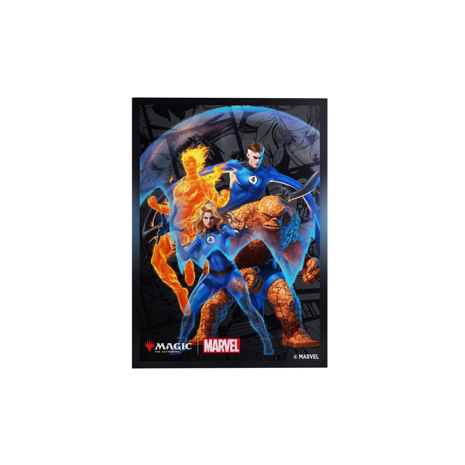 Gamegenic Magic the Gathering Marvel Super Heroes Premium Art Sleeves The Fantastic Four Card Game Accessory