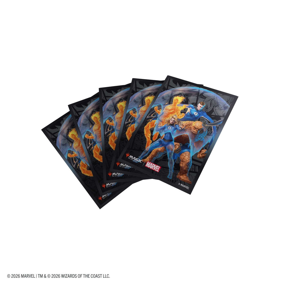 Gamegenic Magic the Gathering Marvel Super Heroes Premium Art Sleeves The Fantastic Four Card Game Accessory