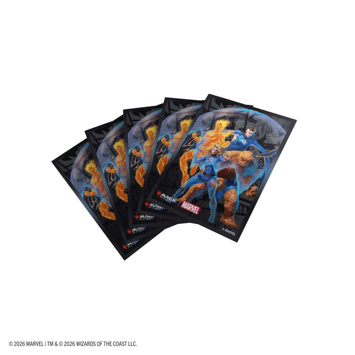 Gamegenic Magic the Gathering Marvel Super Heroes Premium Art Sleeves The Fantastic Four Card Game Accessory