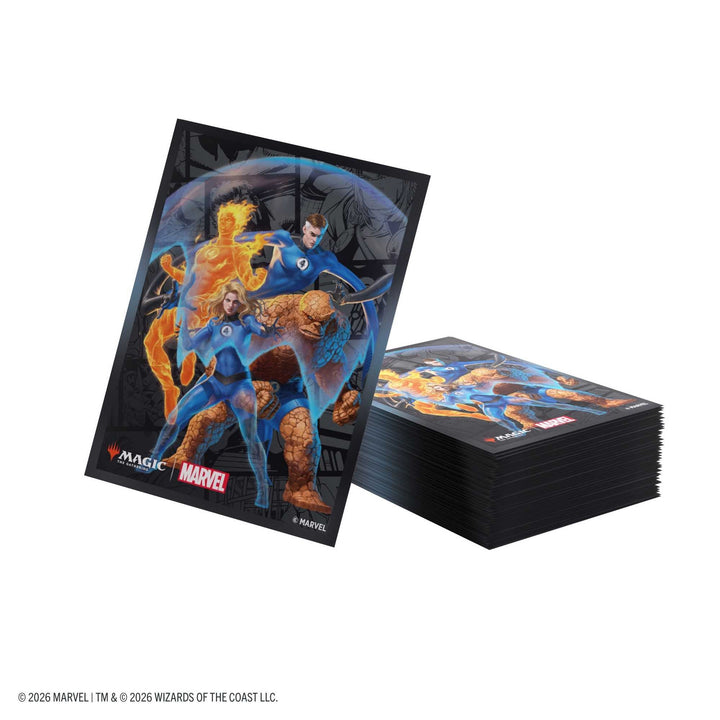 Gamegenic Magic the Gathering Marvel Super Heroes Premium Art Sleeves The Fantastic Four Card Game Accessory