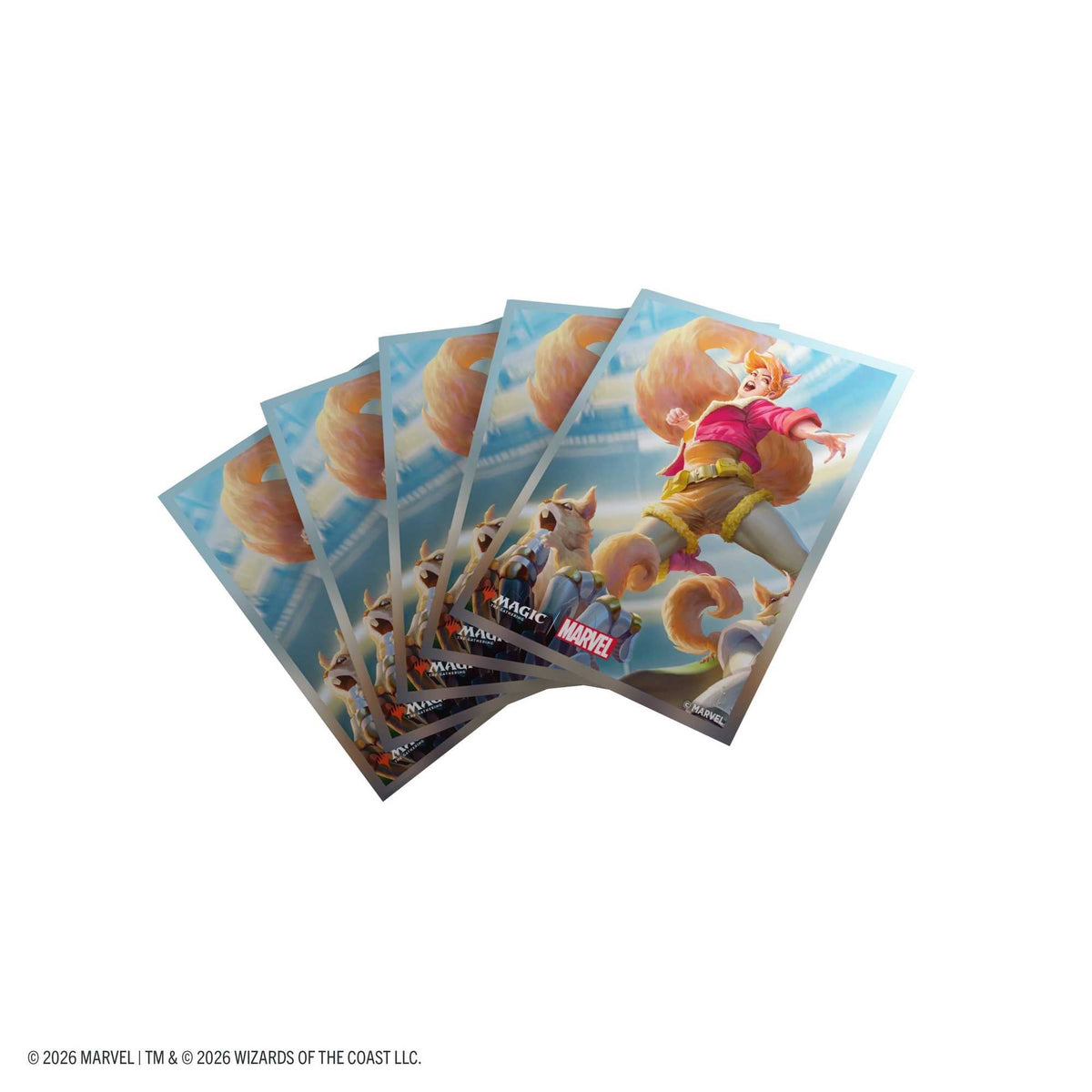 Gamegenic Magic the Gathering Marvel Super Heroes Premium Art Sleeves Go Nuts Card Game Accessory