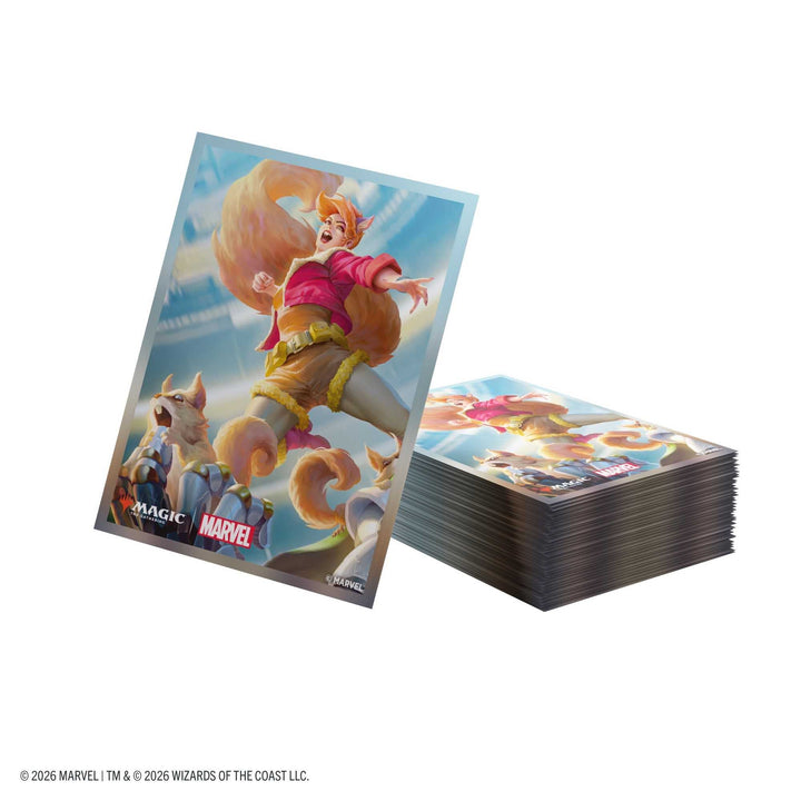 Gamegenic Magic the Gathering Marvel Super Heroes Premium Art Sleeves Go Nuts Card Game Accessory