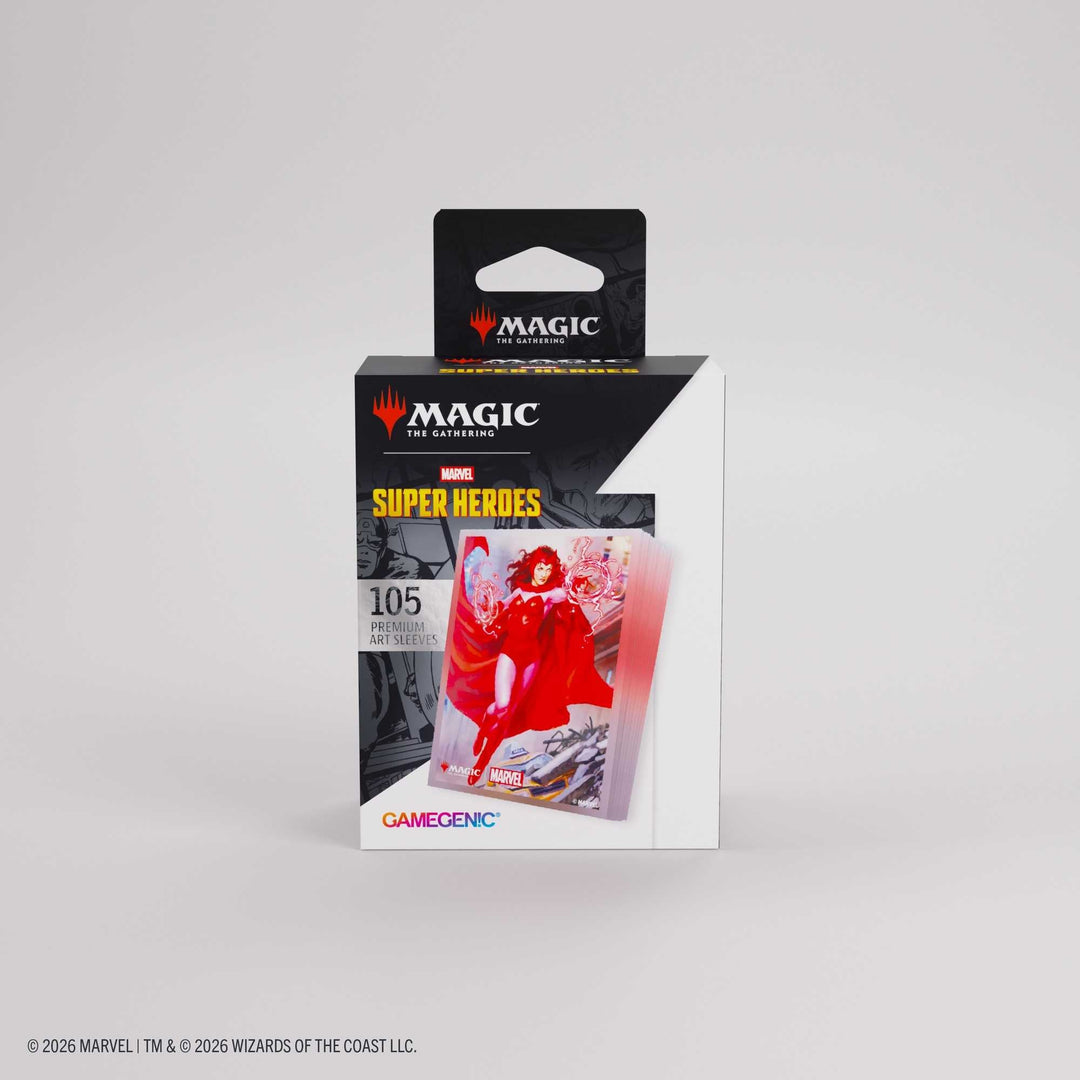 Gamegenic Magic the Gathering Marvel Super Heroes Premium Art Sleeves The Scarlet Witch Card Game Accessory