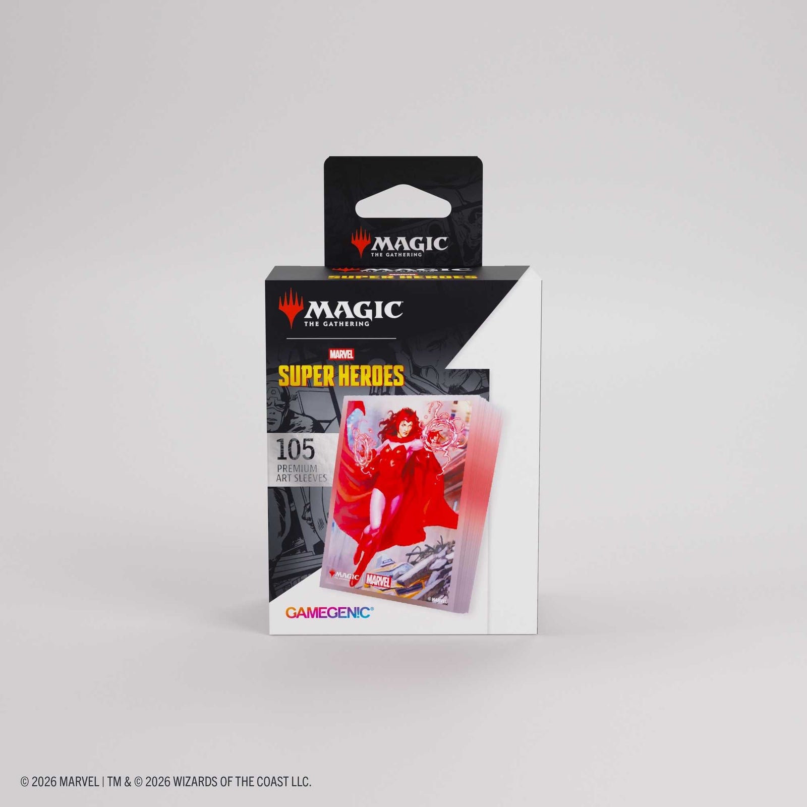 Gamegenic Magic the Gathering Marvel Super Heroes Premium Art Sleeves The Scarlet Witch Card Game Accessory