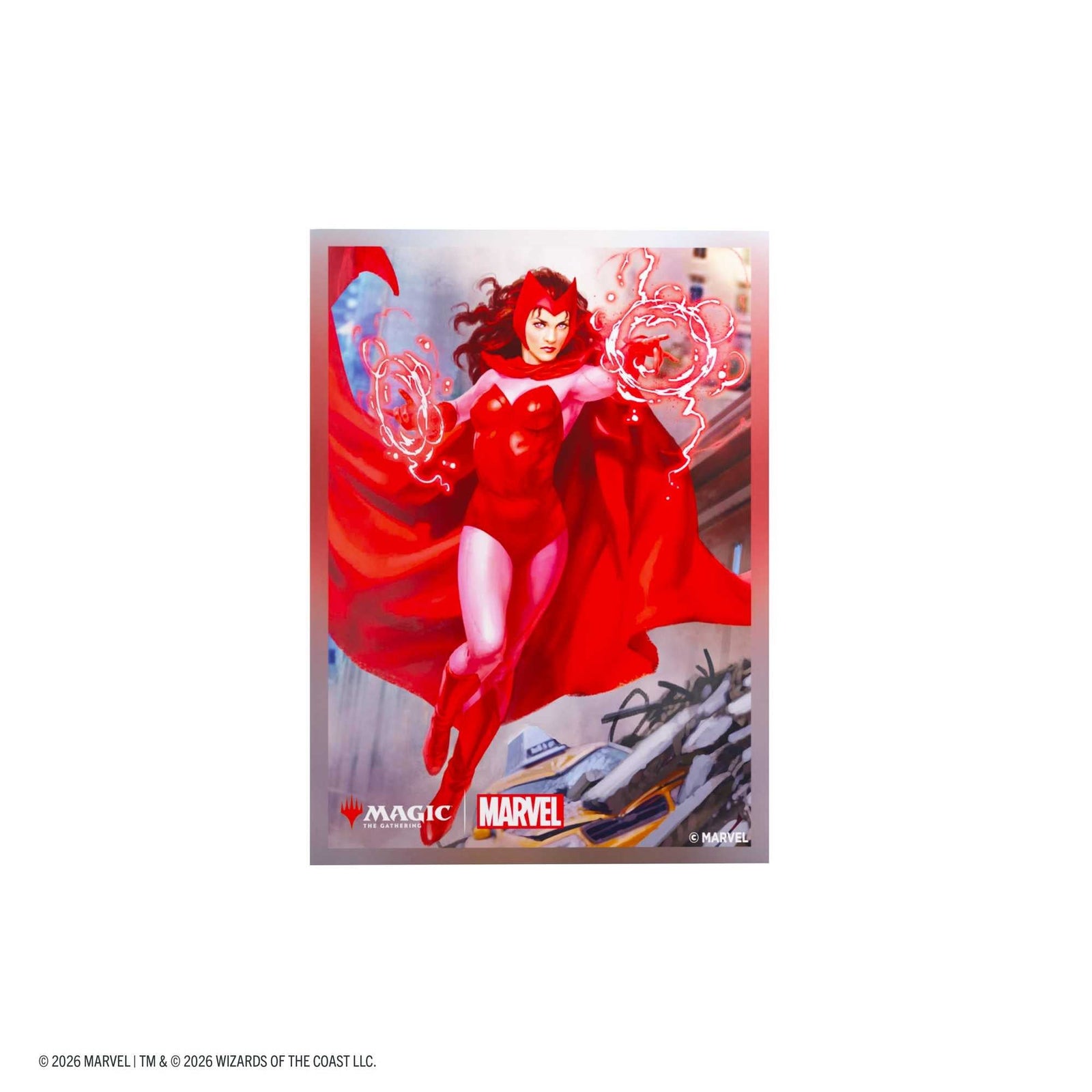 Gamegenic Magic the Gathering Marvel Super Heroes Premium Art Sleeves The Scarlet Witch Card Game Accessory