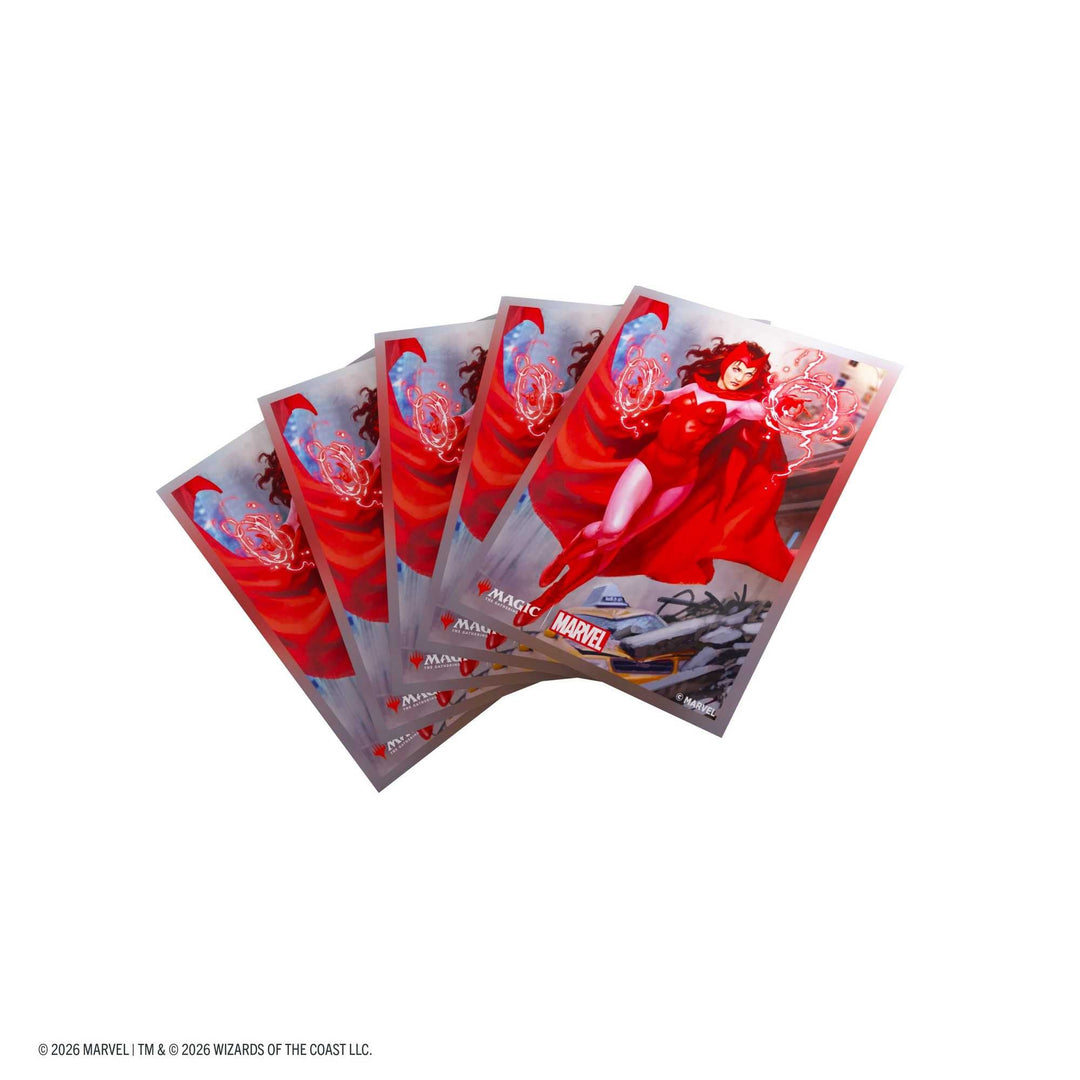 Gamegenic Magic the Gathering Marvel Super Heroes Premium Art Sleeves The Scarlet Witch Card Game Accessory