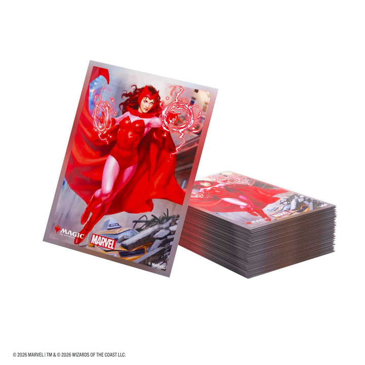 Gamegenic Magic the Gathering Marvel Super Heroes Premium Art Sleeves The Scarlet Witch Card Game Accessory
