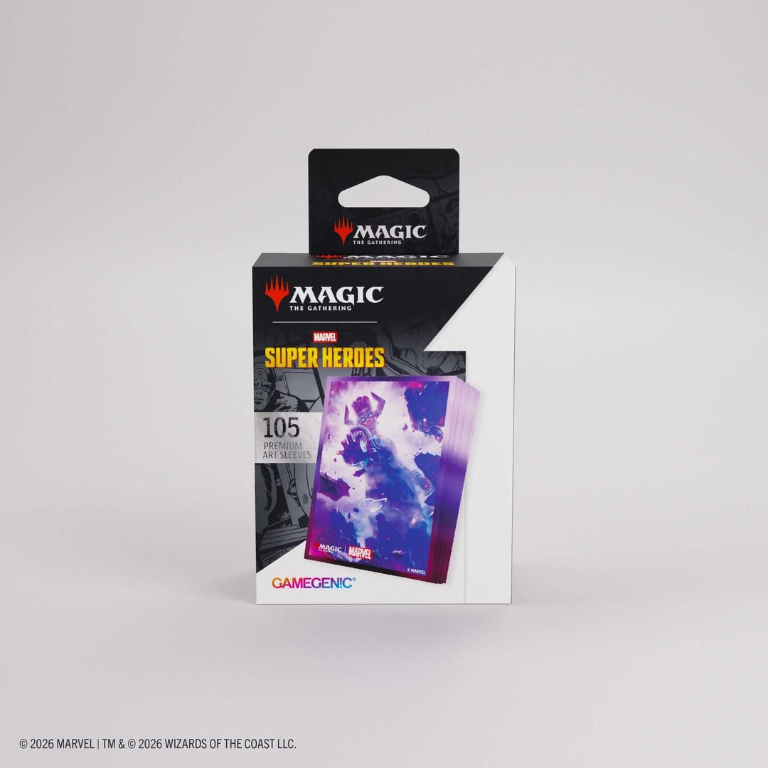 Gamegenic Magic the Gathering Marvel Super Heroes Premium Art Sleeves Galactus Token Card Game Accessory