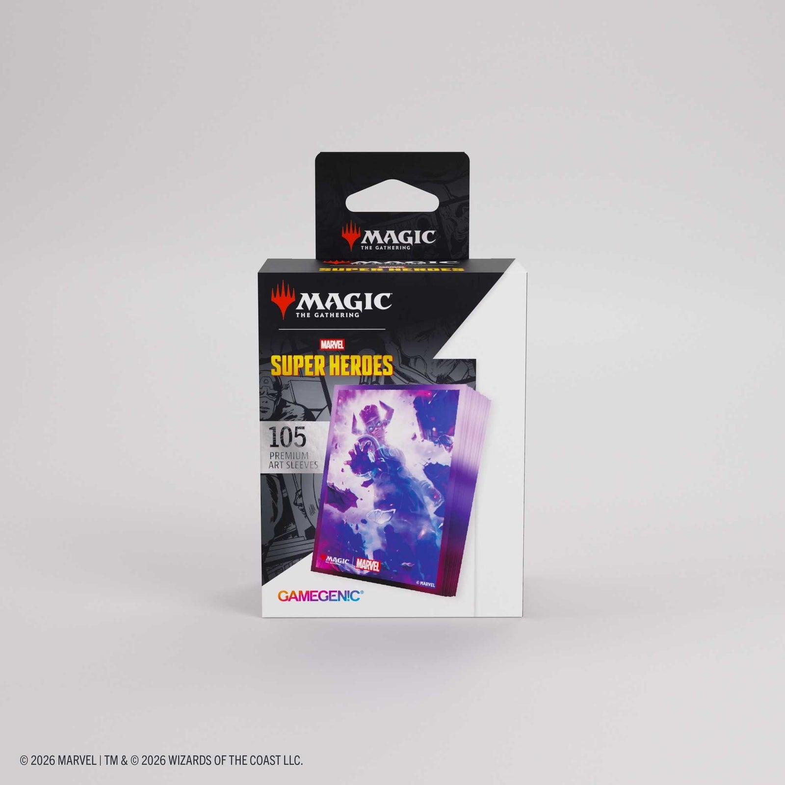 Gamegenic Magic the Gathering Marvel Super Heroes Premium Art Sleeves Galactus Token Card Game Accessory