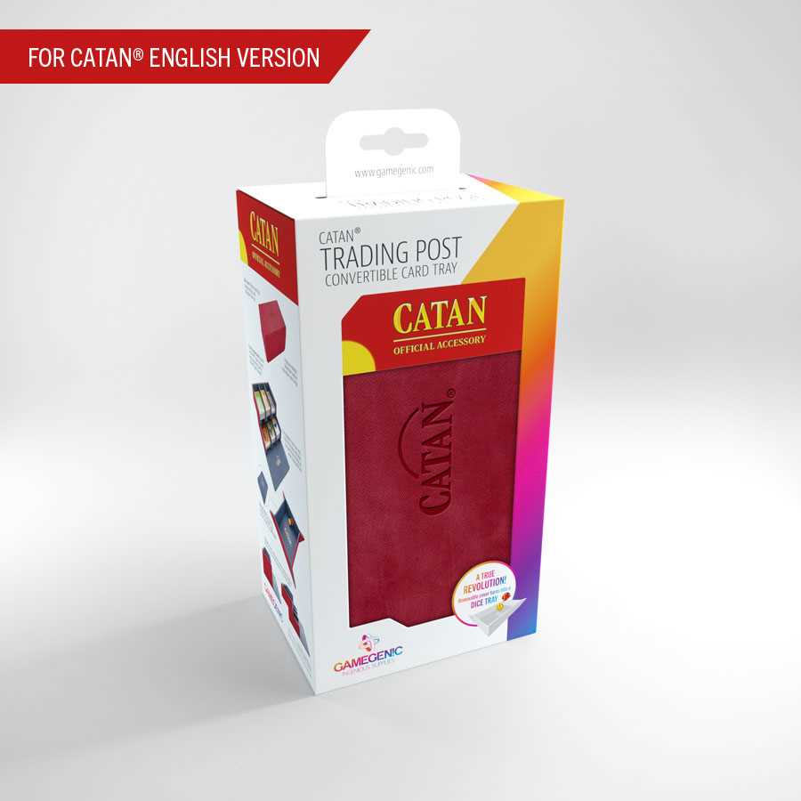 Catan Trading Post Convertible Card Tray Gamegenic 3