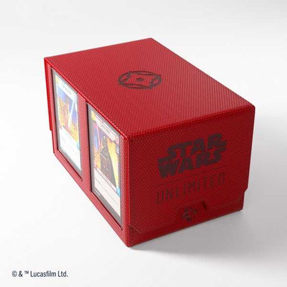 Gamegenic Star Wars Unlimited Double Deck Pod Red Gaming Accessory 1