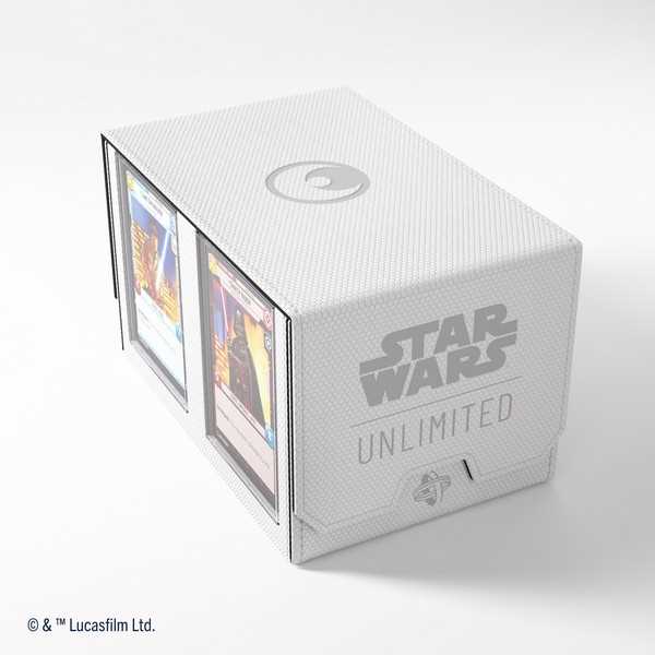 Gamegenic Star Wars Unlimited Double Deck Pod White Black Gaming Accessory 1