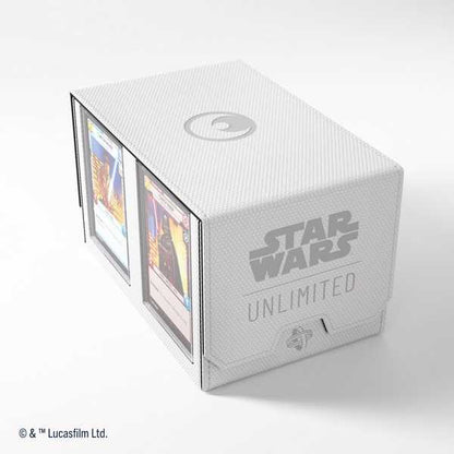Gamegenic Star Wars Unlimited Double Deck Pod White Black Gaming Accessory 1