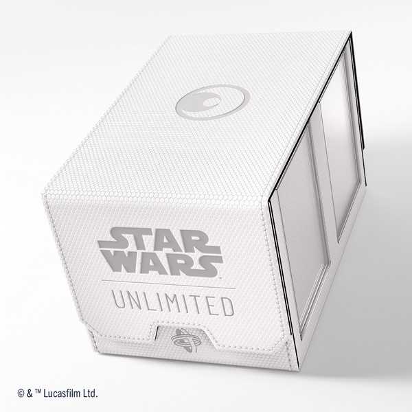 Gamegenic Star Wars Unlimited Double Deck Pod White Black Gaming Accessory 2