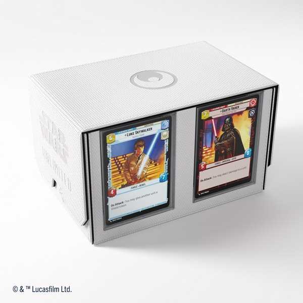 Gamegenic Star Wars Unlimited Double Deck Pod White Black Gaming Accessory 3