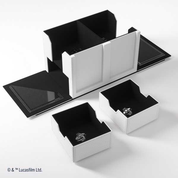 Gamegenic Star Wars Unlimited Double Deck Pod White Black Gaming Accessory 6