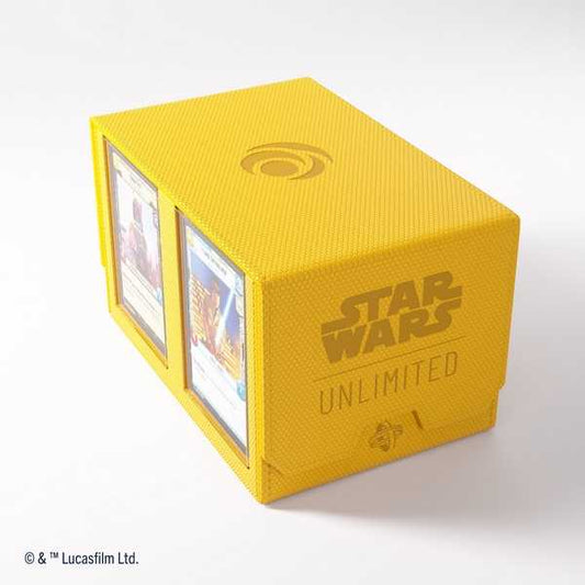 Gamegenic Star Wars Unlimited Double Deck Pod Yellow Gaming Accessory 1