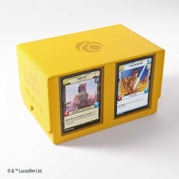 Gamegenic Star Wars Unlimited Double Deck Pod Yellow Gaming Accessory 3