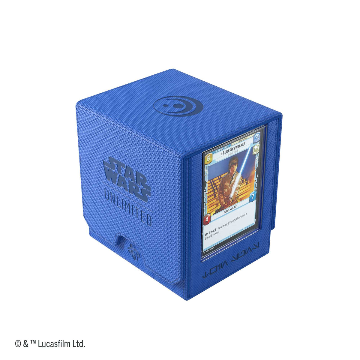 Gamegenic Star Wars Unlimited Twin Suns Deck Pod Blue Gaming Accessory 4