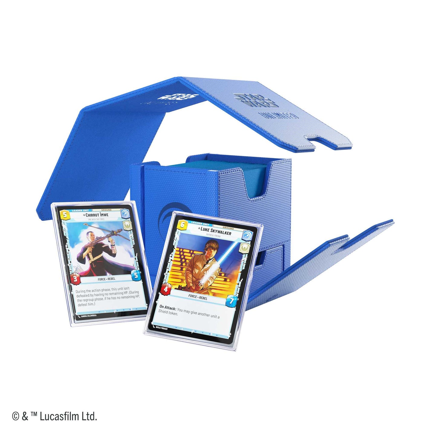 Gamegenic Star Wars Unlimited Twin Suns Deck Pod Blue Gaming Accessory 5