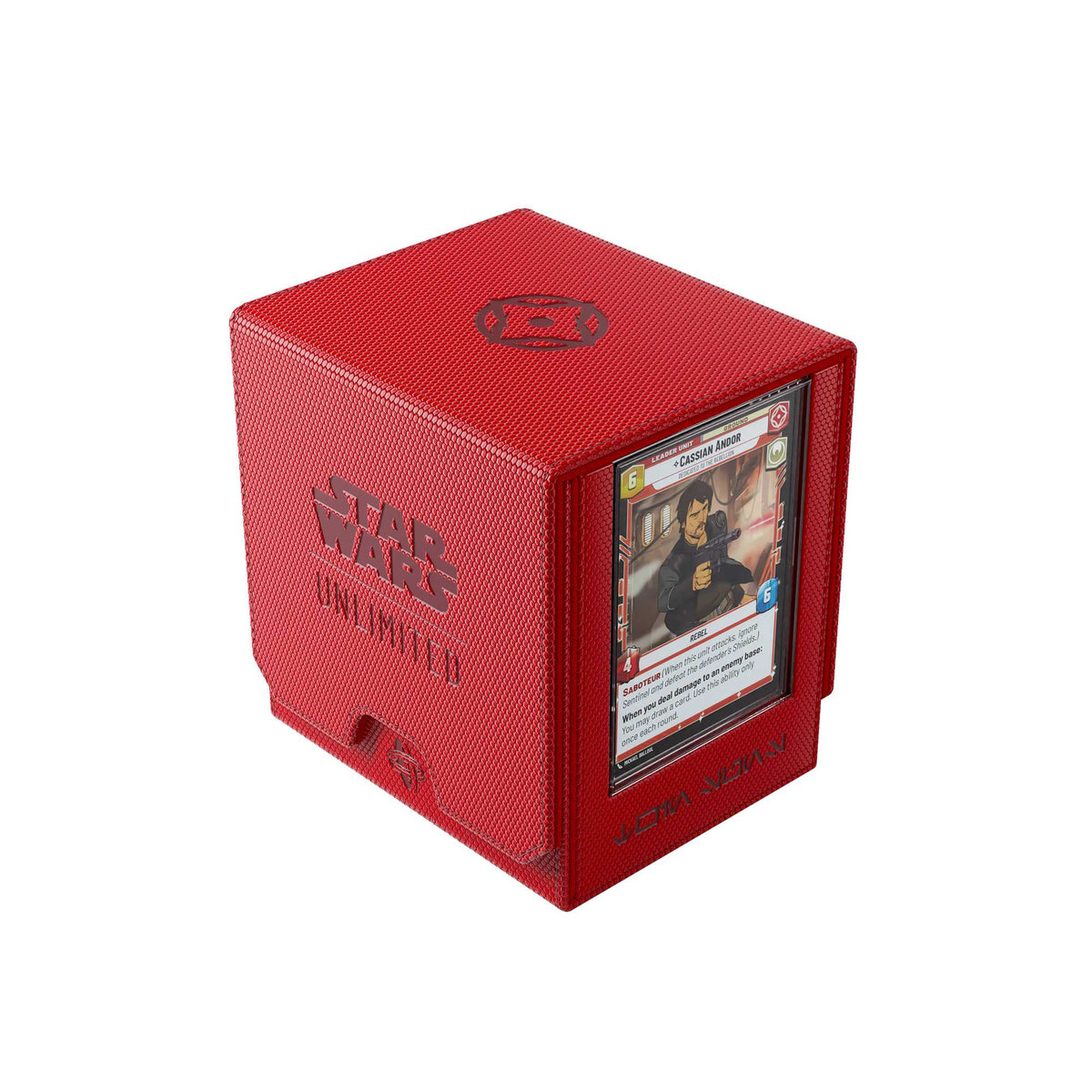 Gamegenic Star Wars Unlimited Twin Suns Deck Pod Red Gaming Accessory 4