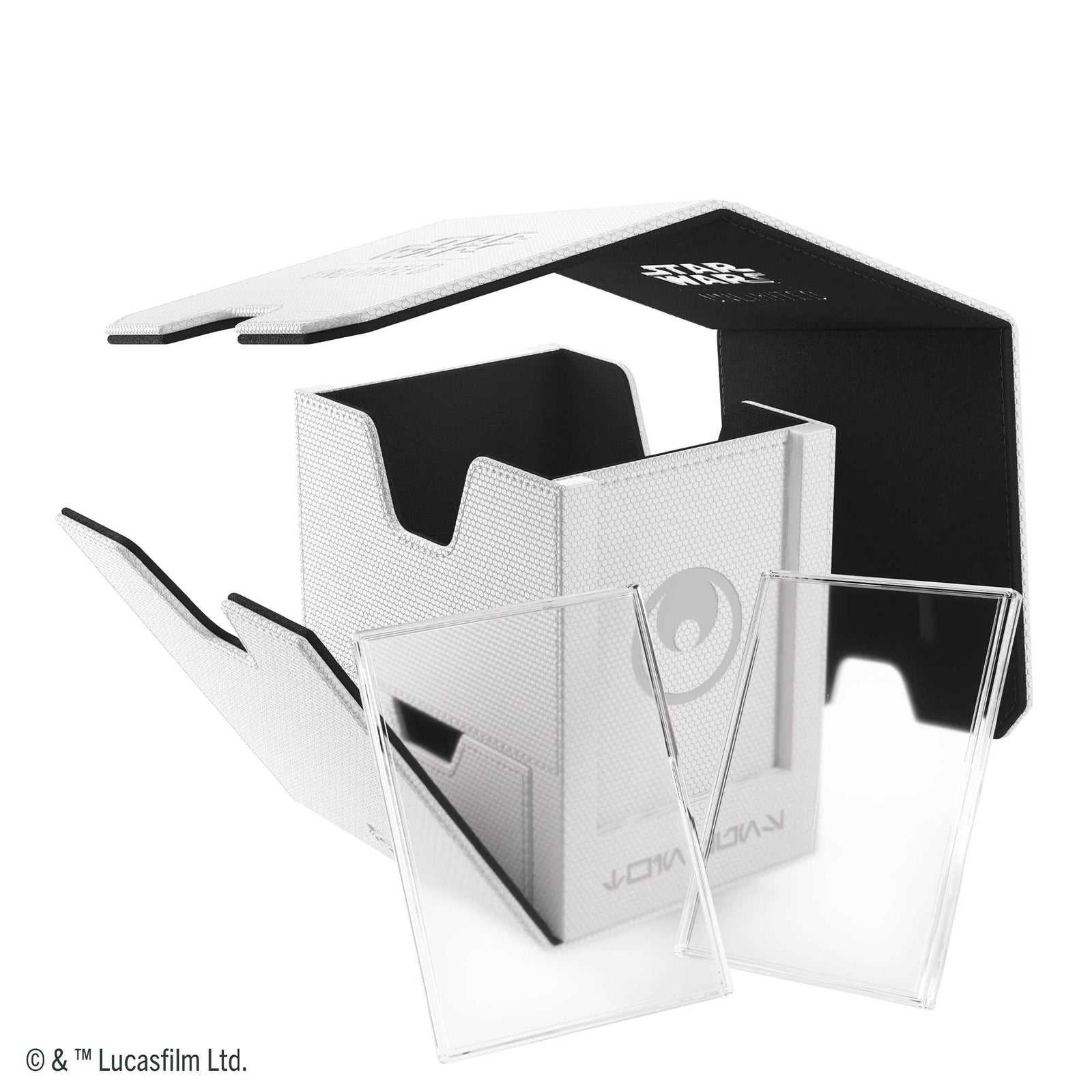 Gamegenic Star Wars Unlimited Twin Suns Deck Pod White Black Gaming Accessory 2