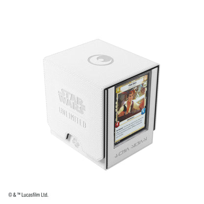 Gamegenic Star Wars Unlimited Twin Suns Deck Pod White Black Gaming Accessory 4