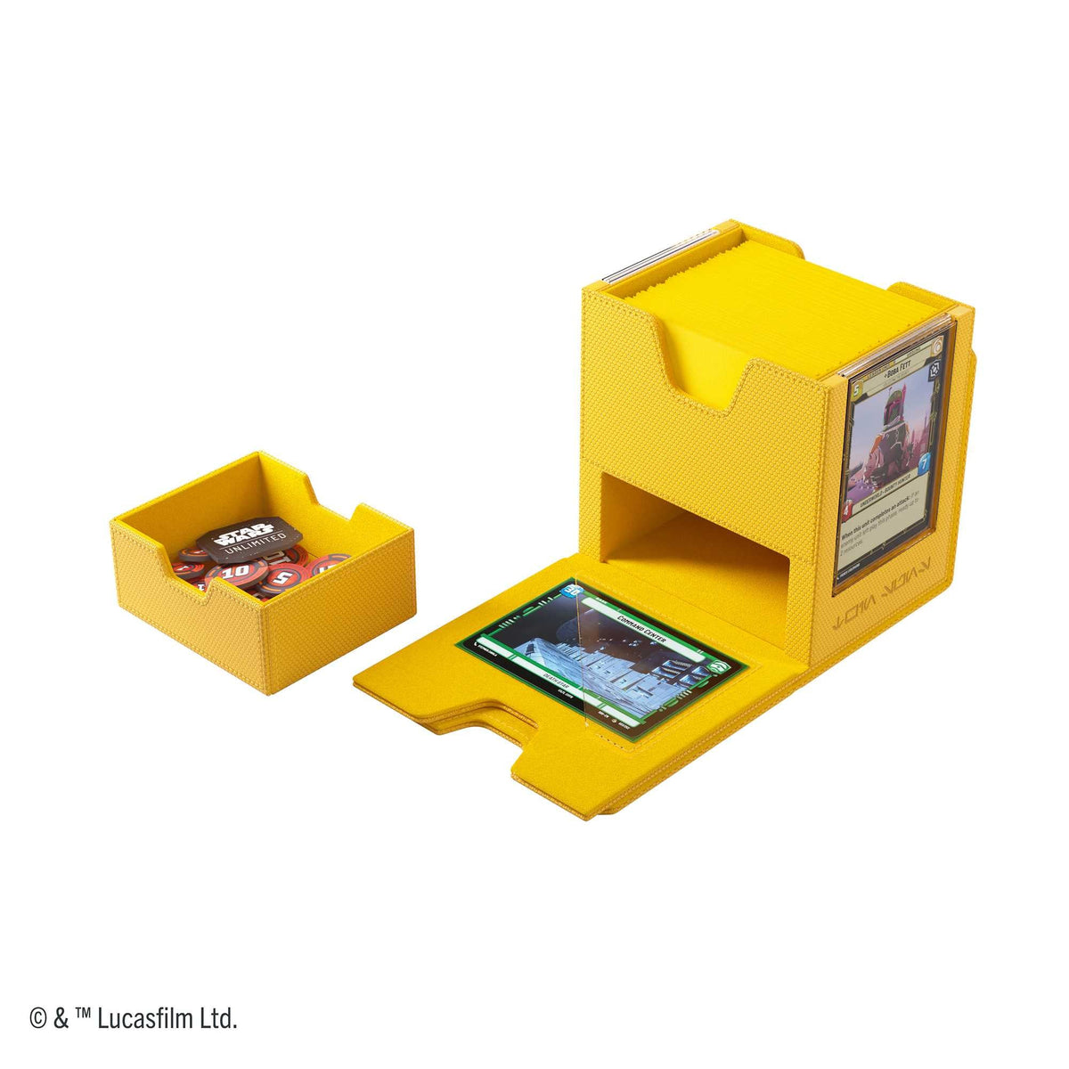 Gamegenic Star Wars Unlimited Twin Suns Deck Pod Yellow Gaming Accessory 6