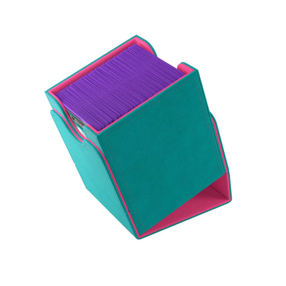 Squire 100 Plus XL Teal Pink Card Sleeve by Gamegenic 5