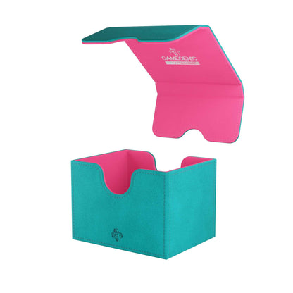 Sidekick 100 Plus XL Teal Pink Card Sleeve by Gamegenic 2