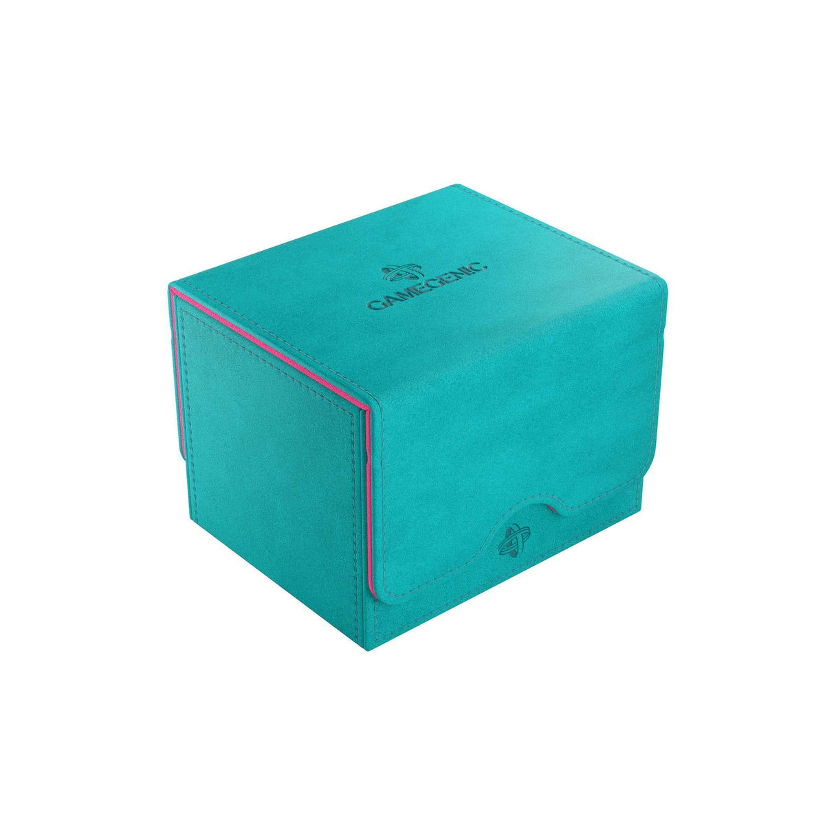 Sidekick 100 Plus XL Teal Pink Card Sleeve by Gamegenic 3