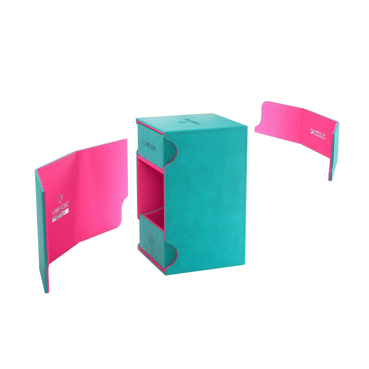 Watchtower 100 Plus XL Teal Pink Card Sleeve by Gamegenic 6