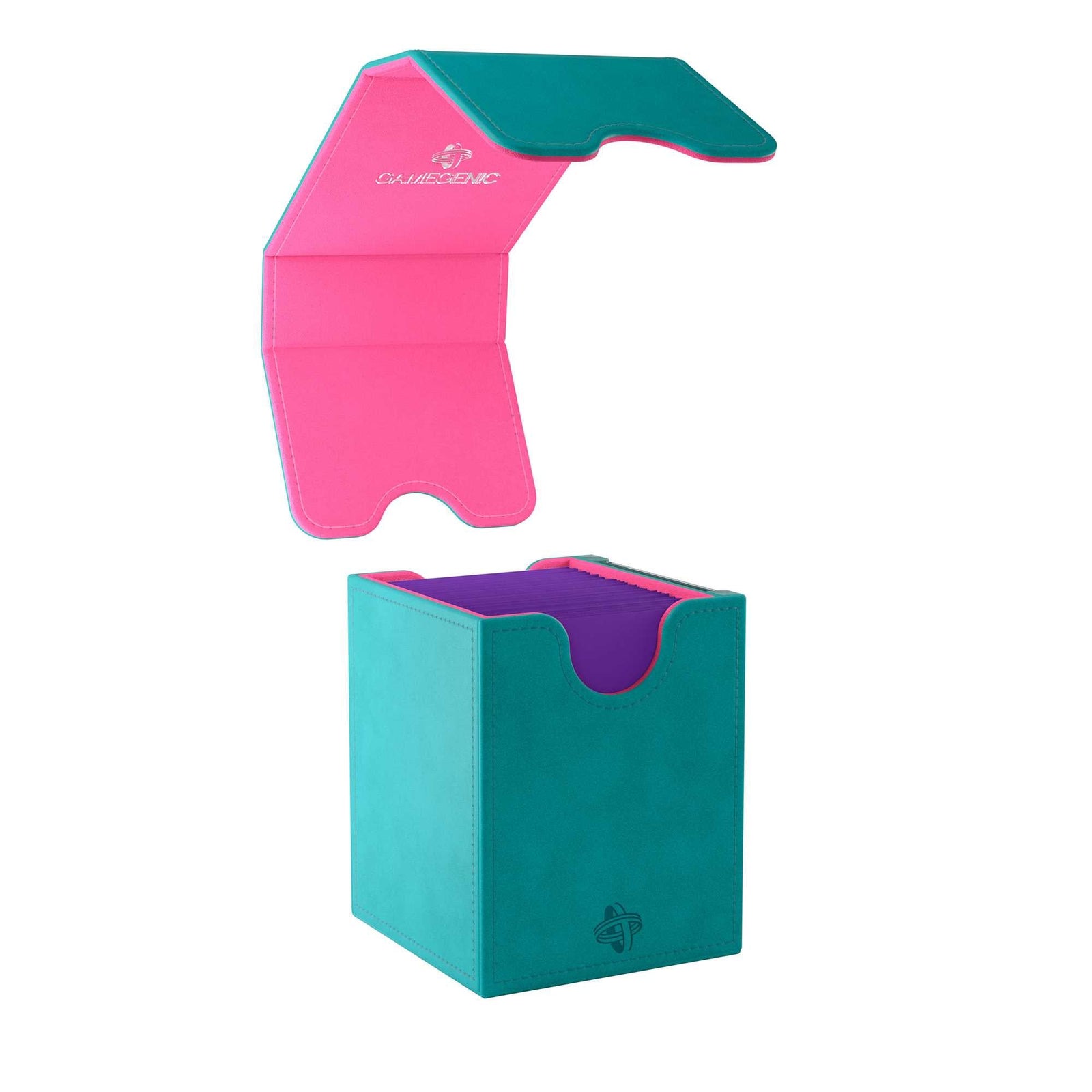 Squire Plus 100 Plus XL Teal Pink Card Sleeve by Gamegenic 2