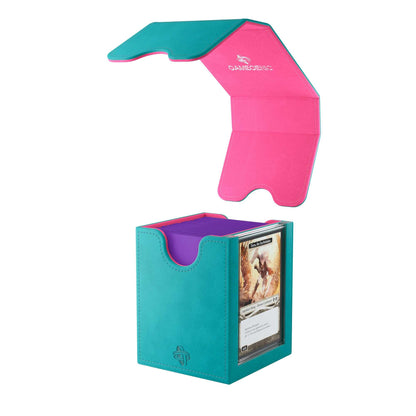 Squire Plus 100 Plus XL Teal Pink Card Sleeve by Gamegenic 3