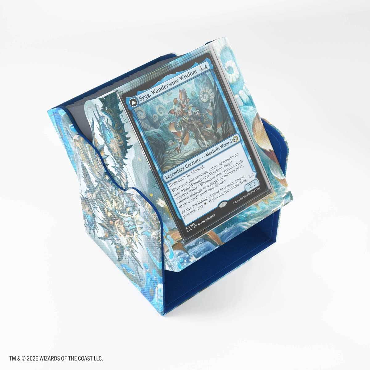 Gamegenic MTG Lorwyn Eclipsed Squire PLUS 100 XL Sygg Wanderwine Wisdom Sygg Wanderbrine Shield Gaming Accessory 5