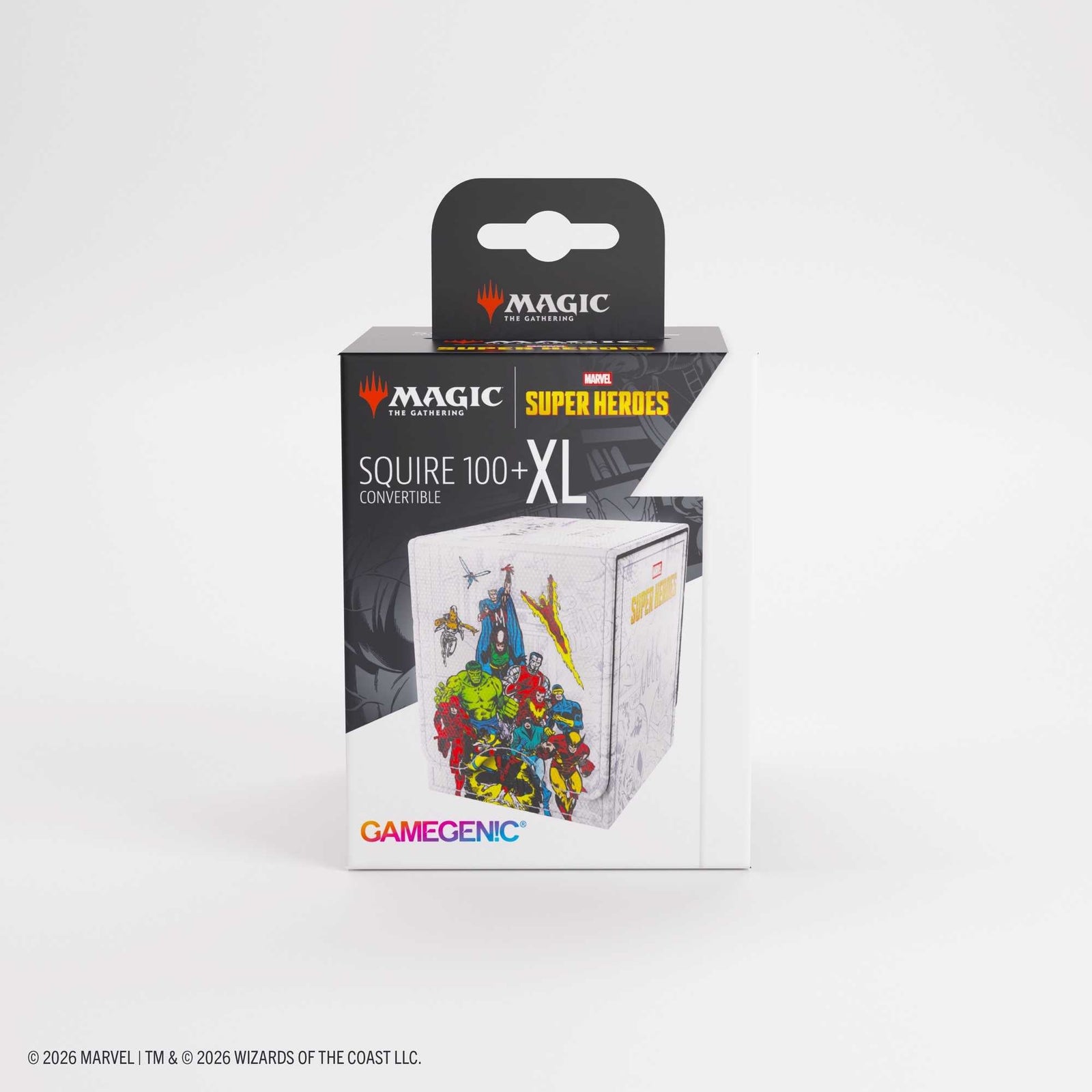 Gamegenic Magic the Gathering Marvel Super Heroes Squire 100+ XL Marvel Age Card Game Accessory