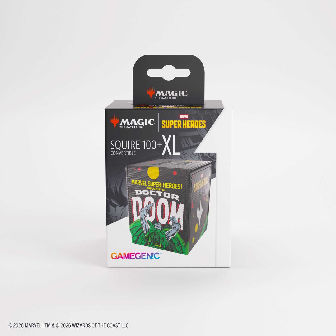 Gamegenic Magic the Gathering Marvel Super Heroes Squire 100+ XL Doctor Doom Spider-Man Card Game Accessory