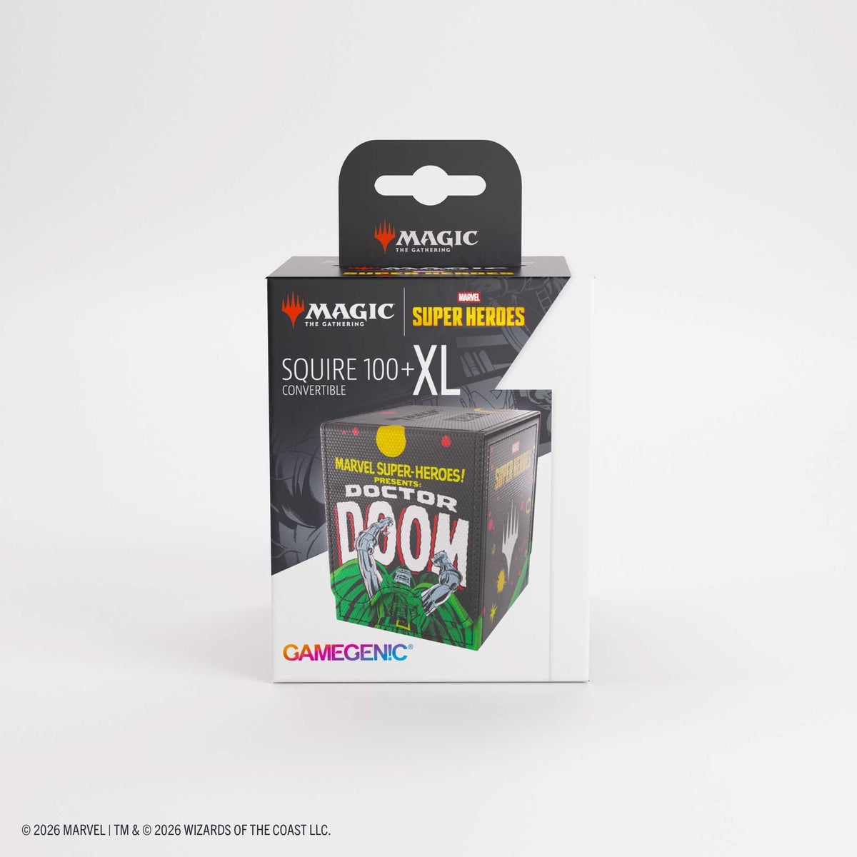 Gamegenic Magic the Gathering Marvel Super Heroes Squire 100+ XL Doctor Doom Spider-Man Card Game Accessory