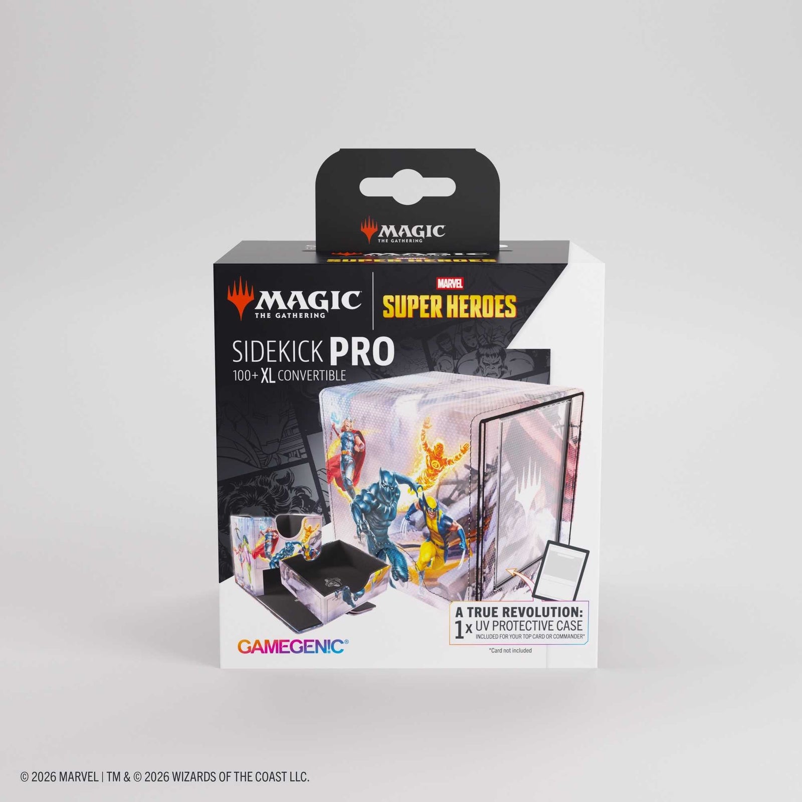 Gamegenic Magic the Gathering Marvel Super Heroes Sidekick Pro 100+ XL Marvel Super Heroes Card Game Accessory