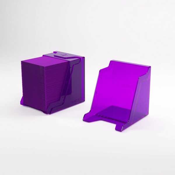 Bastion 100 Plus XL Purple Card Sleeve by Gamegenic 2