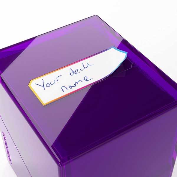 Bastion 100 Plus XL Purple Card Sleeve by Gamegenic 3