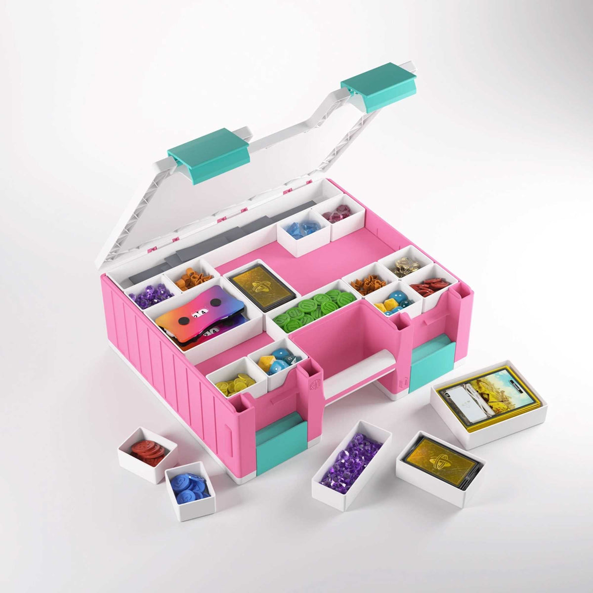 Gamegenic Game Castle Pink White Teal Gaming Accessory 5
