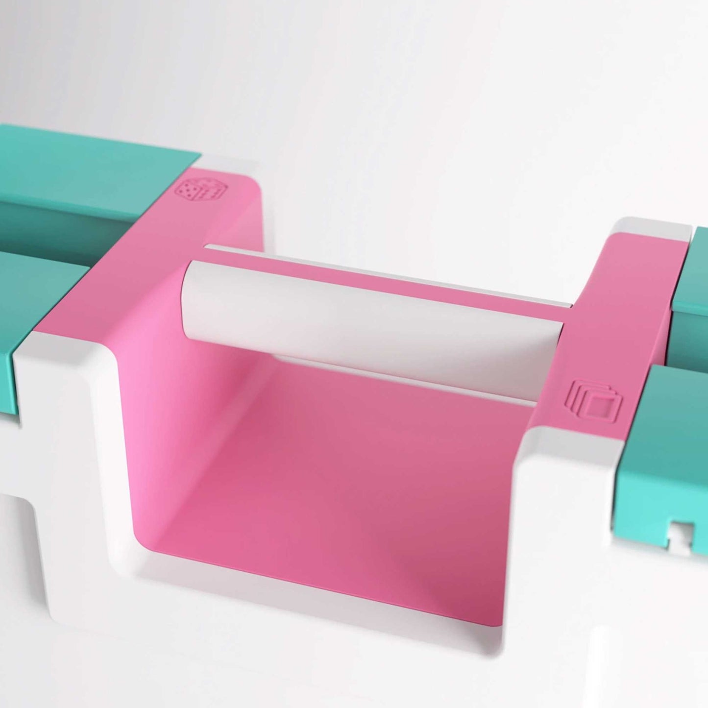 Gamegenic Game Castle Pink White Teal Gaming Accessory 6