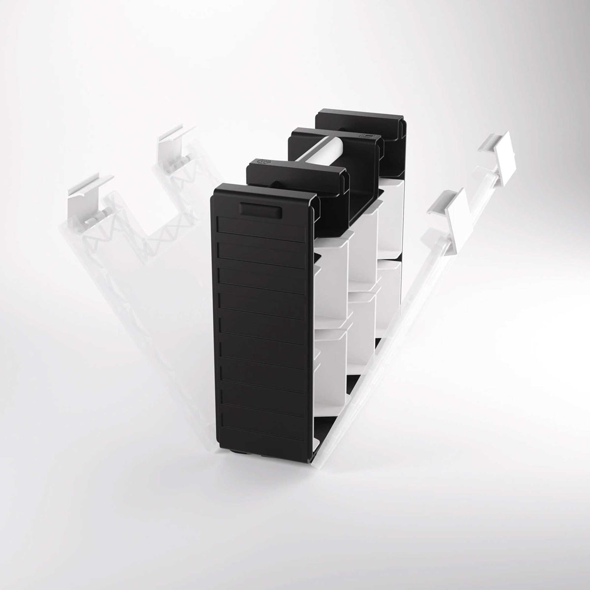 Gamegenic Game Castle Black White Clear Gaming Accessory 2