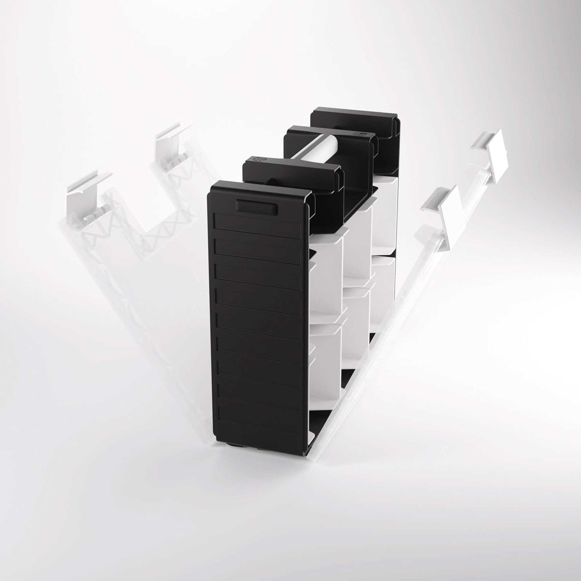 Gamegenic Game Castle Black White Clear Gaming Accessory 2