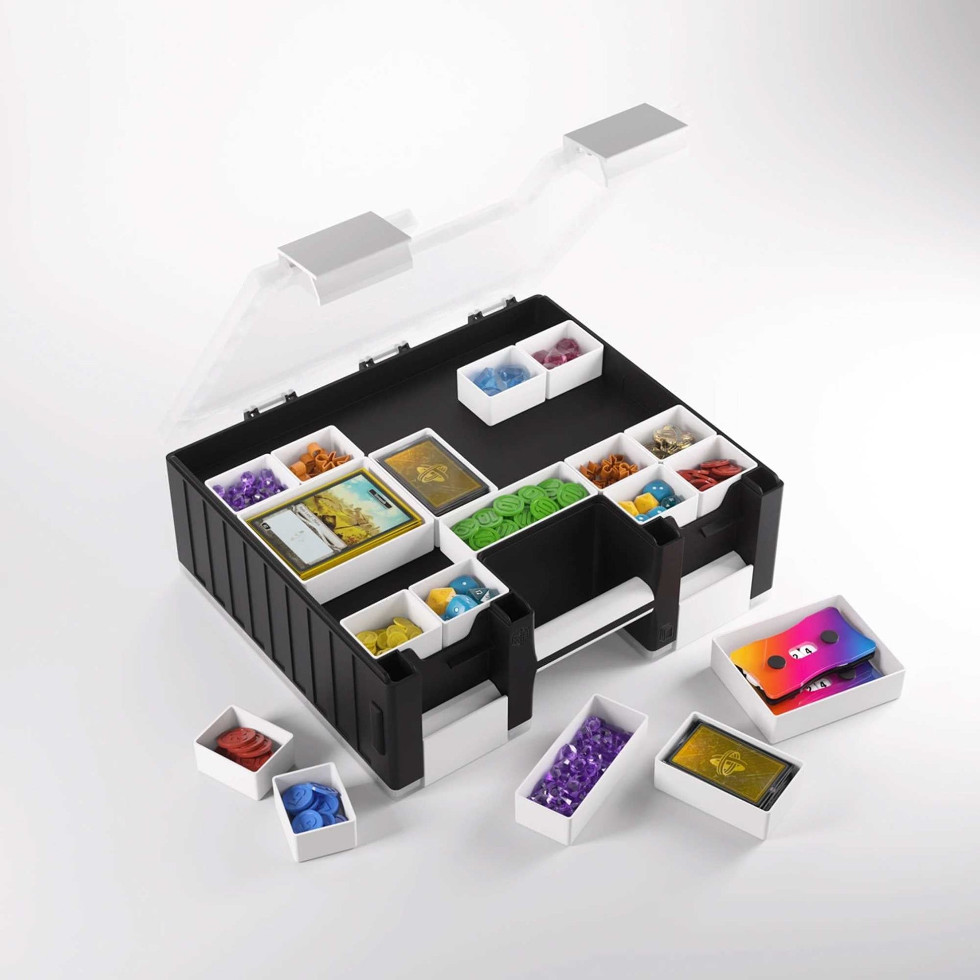 Gamegenic Game Castle Black White Clear Gaming Accessory 5