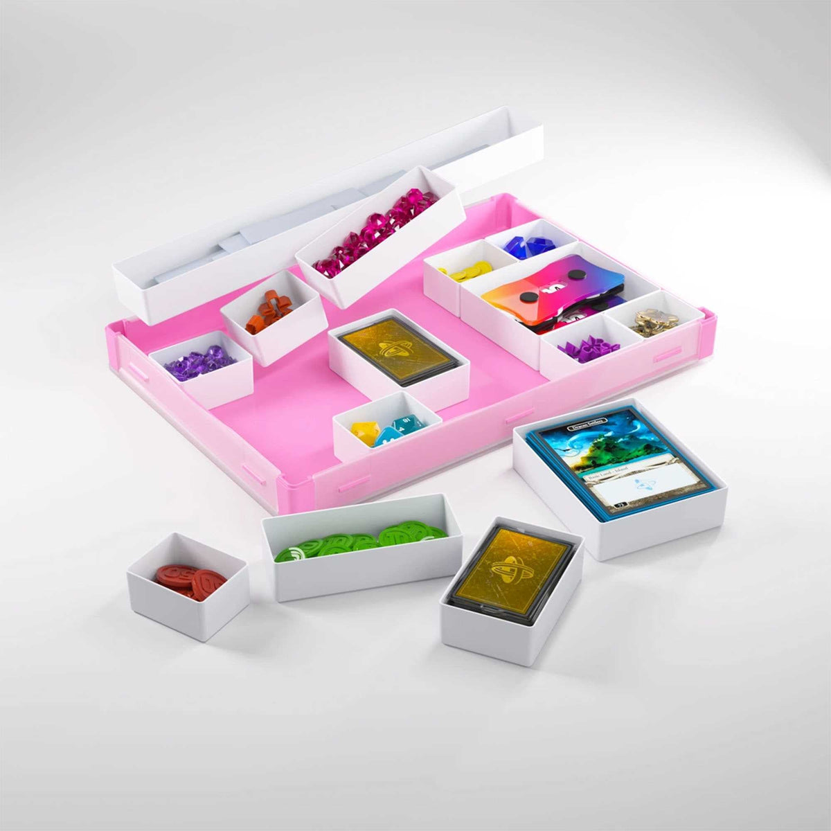 Token Silo XL Pink White Dice Set by Gamegenic 2